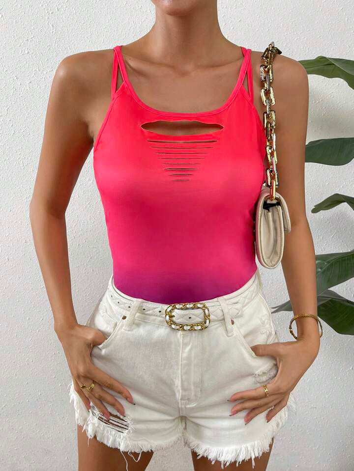 Pink Ombre Top