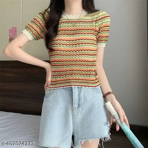 Crochet short top